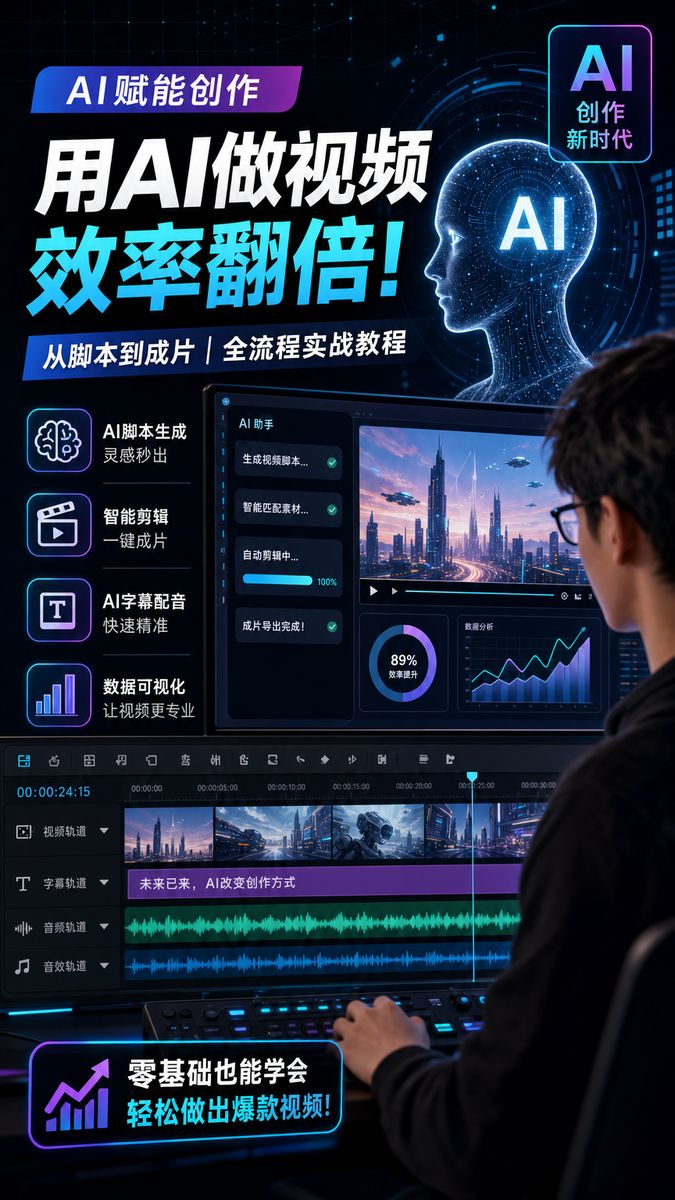 男同网传媒-AI视频剪辑教程传媒